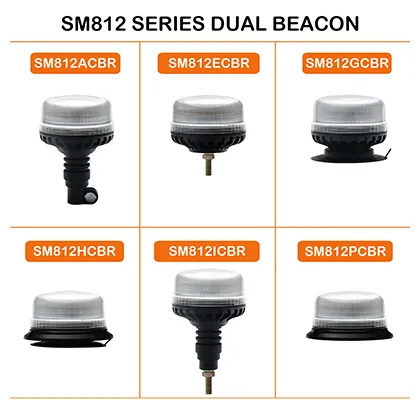 SM812C-AC-SM812C-PC C Series Low Profile Dual Color LED Micro Beacon (ECE R65)